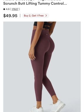 High-Waisted Scrunch Butt Lifting Leggings - Booty Scrunch